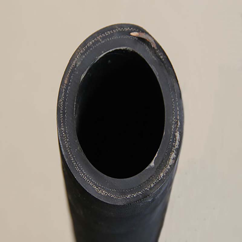 Rubber hose with both corrosion resistance and oil resistance